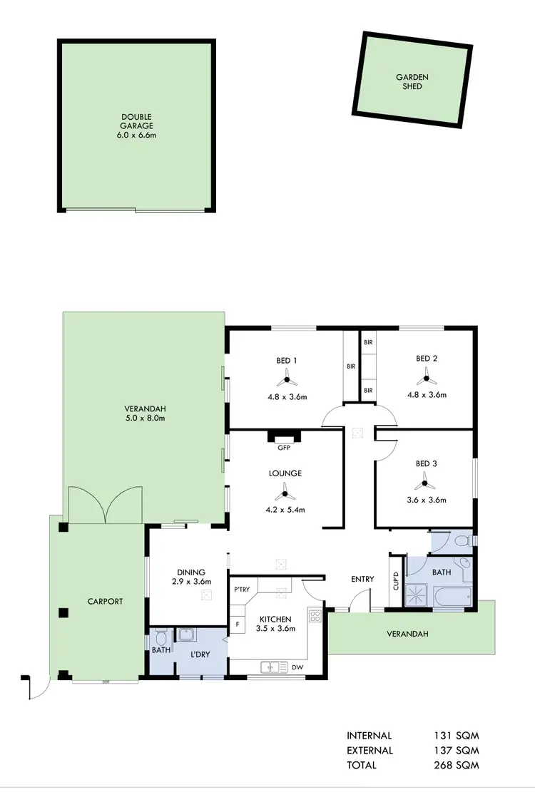 Floorplan of Homely house listing, 18 Ocean Boulevard, Seacliff Park SA 5049