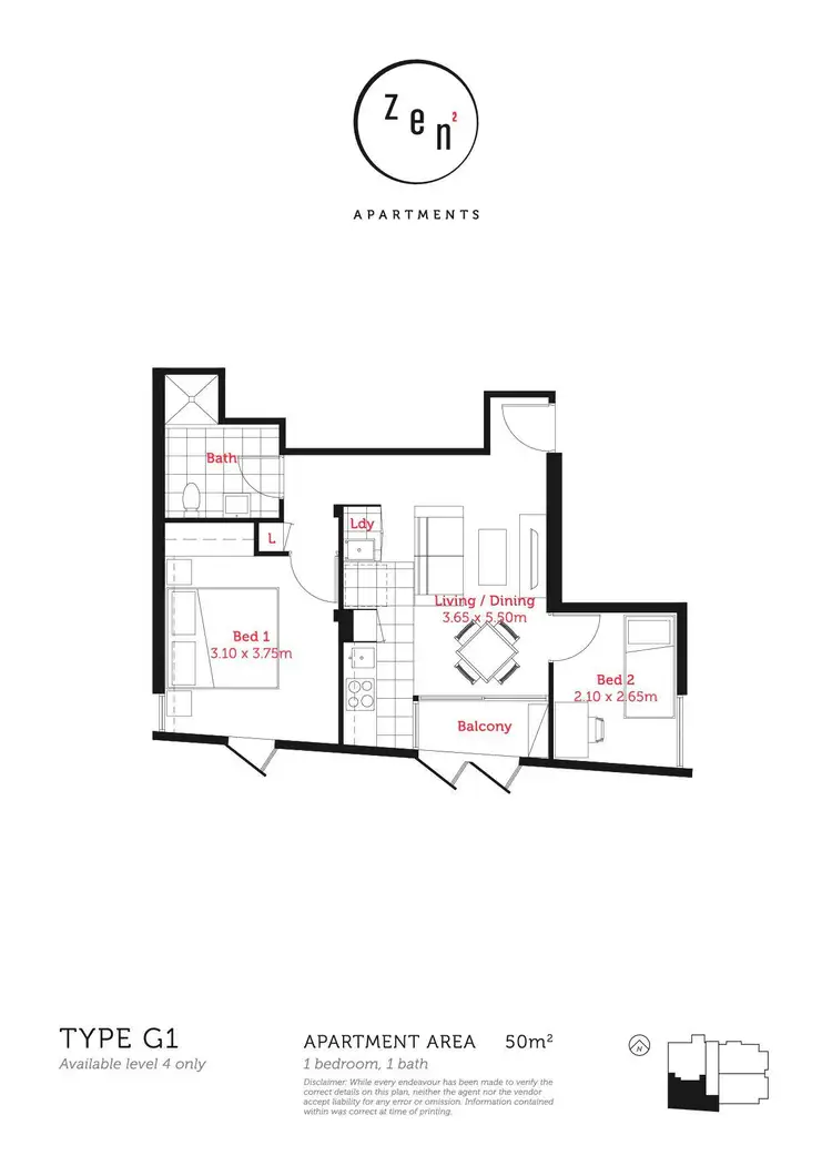 Floorplan of Homely apartment listing, 408/252 Flinders Street, Adelaide SA 5000