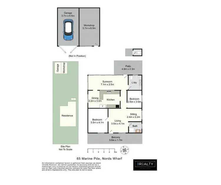 Floorplan of Homely house listing, 65 Marine Parade, Nords Wharf NSW 2281