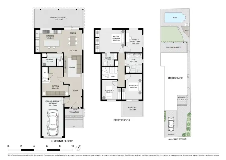 Floorplan of Homely semi-detached listing, 2/95 Hillcrest Avenue, Hurstville Grove NSW 2220