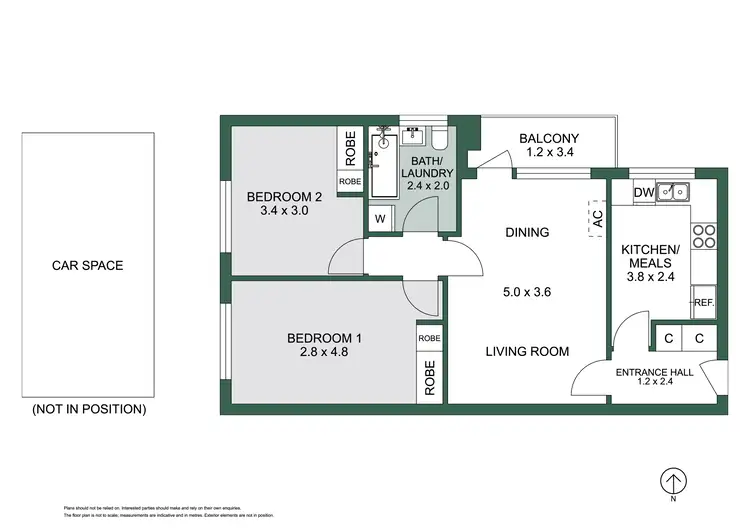 Floorplan of Homely apartment listing, 6/38 Alder Street, Caulfield South VIC 3162