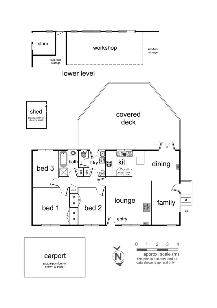 Floorplan of Homely house listing, 4 Ternes Avenue, Upwey VIC 3158