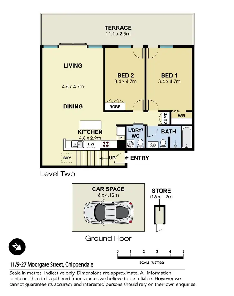 Floorplan of Homely apartment listing, 11/9-27 Moorgate Street, Chippendale NSW 2008