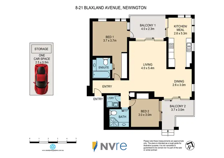 Floorplan of Homely apartment listing, 8/21 Blaxland Avenue, Newington NSW 2127