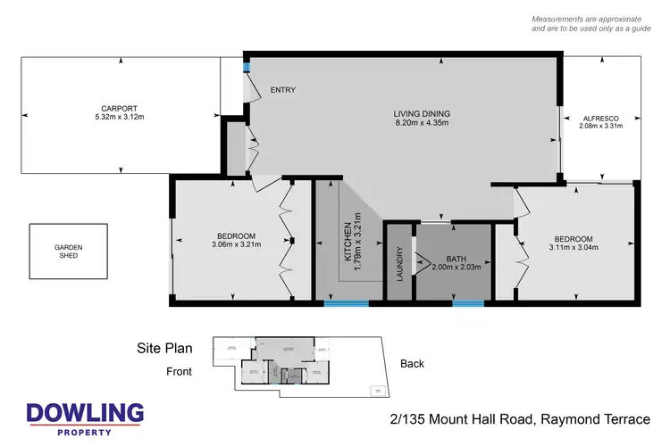 Floorplan of Homely house listing, 2/135 Mount Hall Road, Raymond Terrace NSW 2324