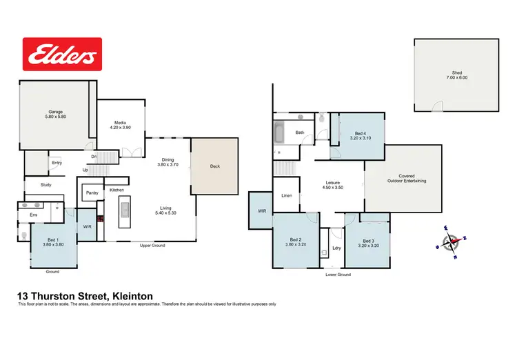 Floorplan of Homely house listing, 13 Thurston Street, Kleinton QLD 4352