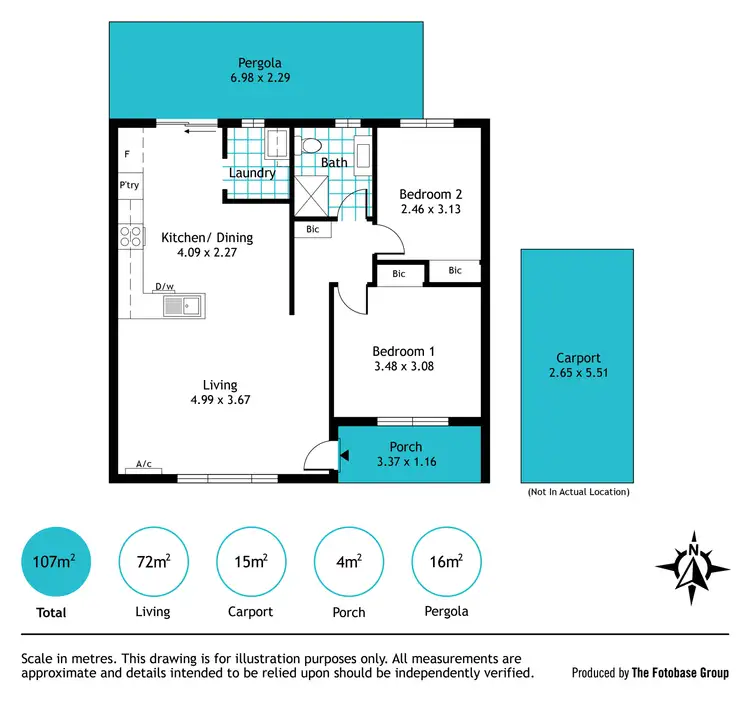 Floorplan of Homely unit listing, 3/5 Thornber Avenue, Camden Park SA 5038