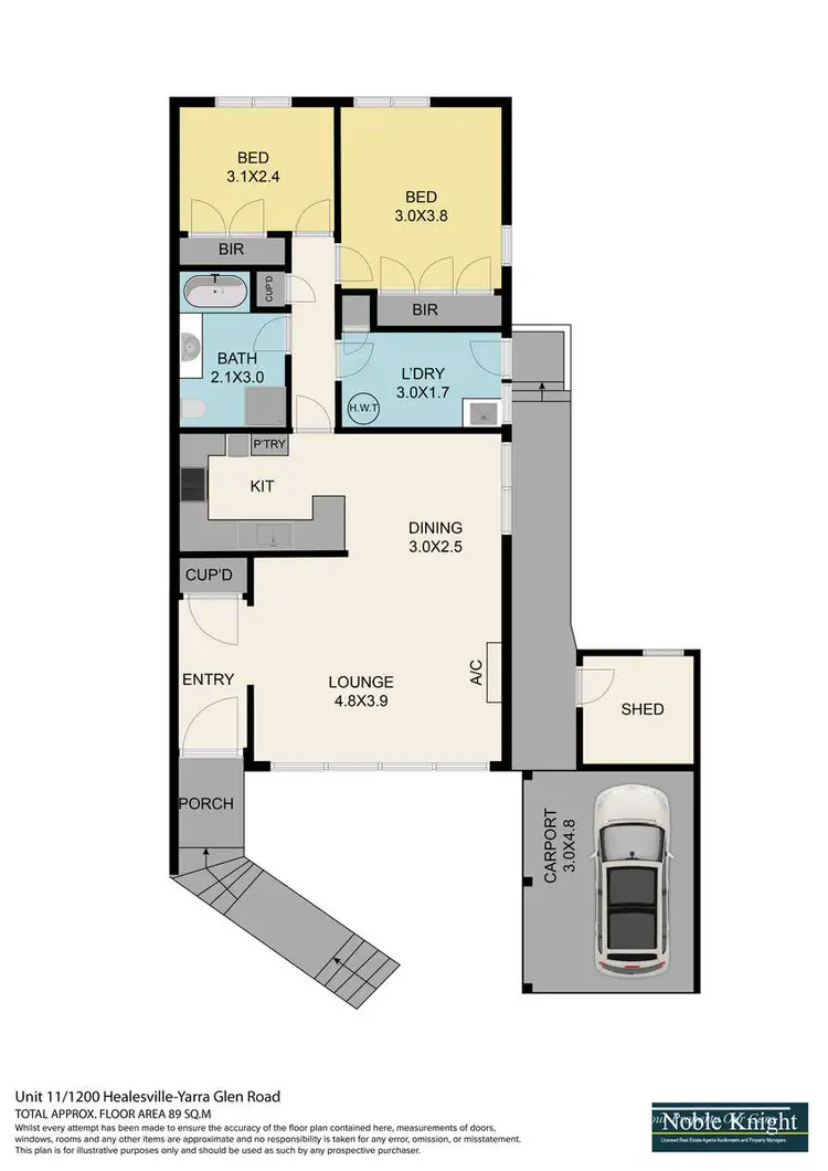 Floorplan of Homely unit listing, 11/1200 Healesville-Yarra Glen Road, Yarra Glen VIC 3775
