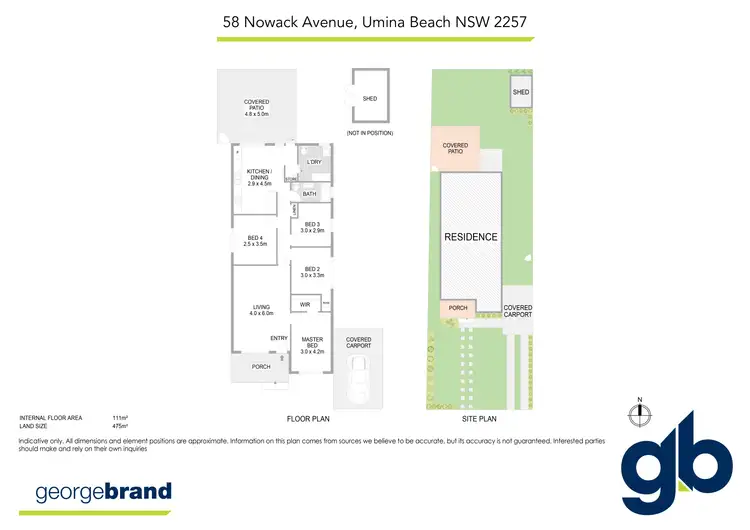 Floorplan of Homely house listing, 58 Nowack Avenue, Umina Beach NSW 2257