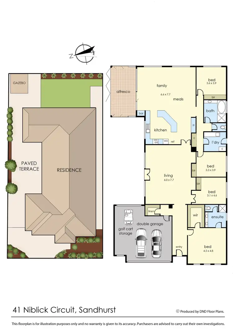 Floorplan of Homely house listing, 41 Niblick Circuit, Sandhurst VIC 3977