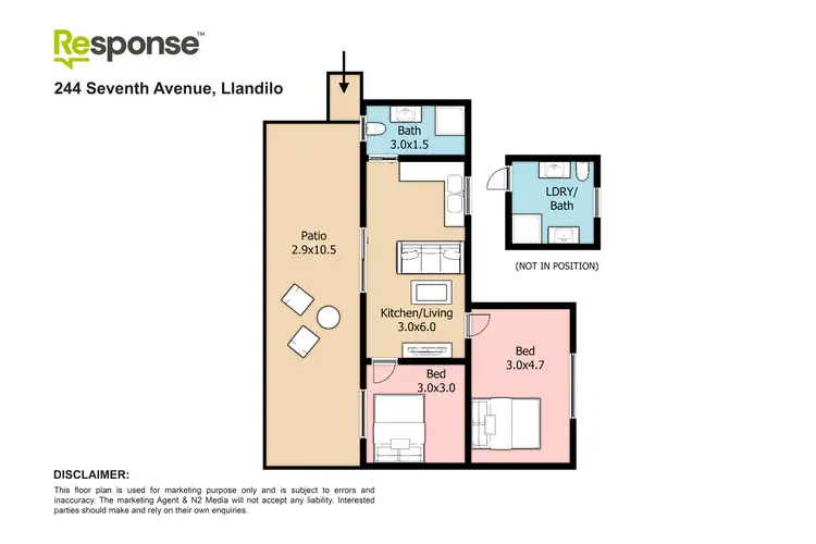 Floorplan of Homely rural property listing, 244 Seventh Avenue, Llandilo NSW 2747