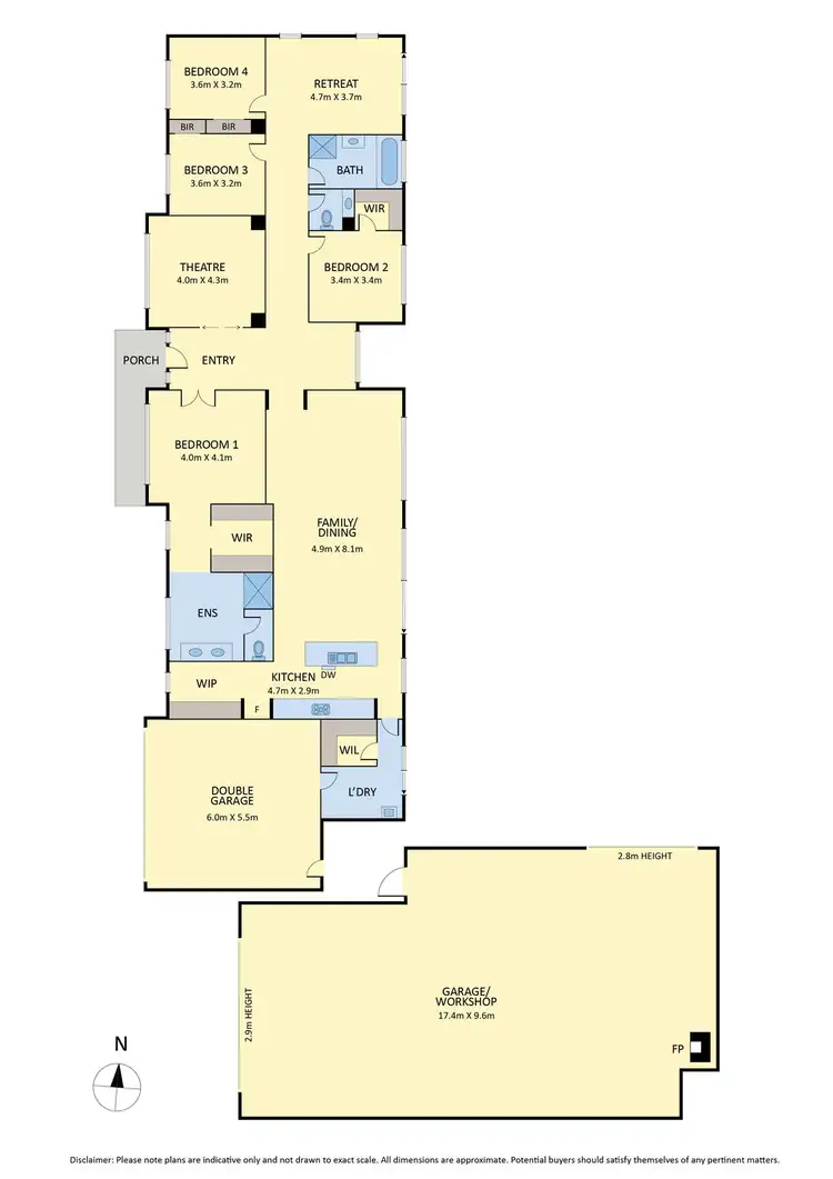 Floorplan of Homely house listing, 55 Shaw Drive, Romsey VIC 3434