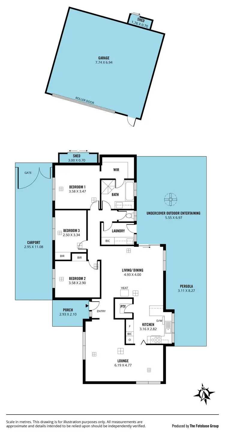 Floorplan of Homely house listing, 6 Brabham Grove, Aberfoyle Park SA 5159