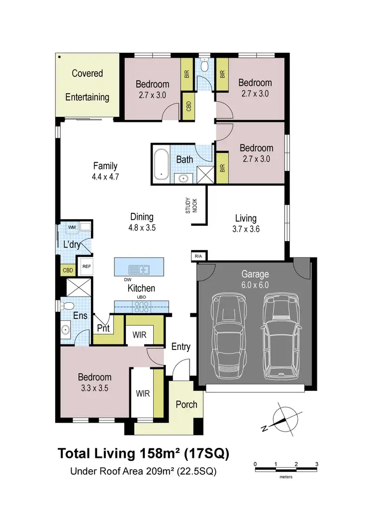 Floorplan of Homely house listing, 8 Plenty Drive, Warragul VIC 3820