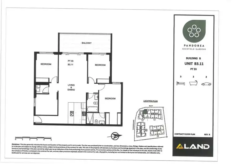 Floorplan of Homely apartment listing, 303/41a Manchester Drive, Schofields NSW 2762