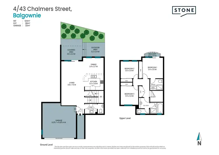 Floorplan of Homely townhouse listing, 4/43 Chalmers Street, Balgownie NSW 2519