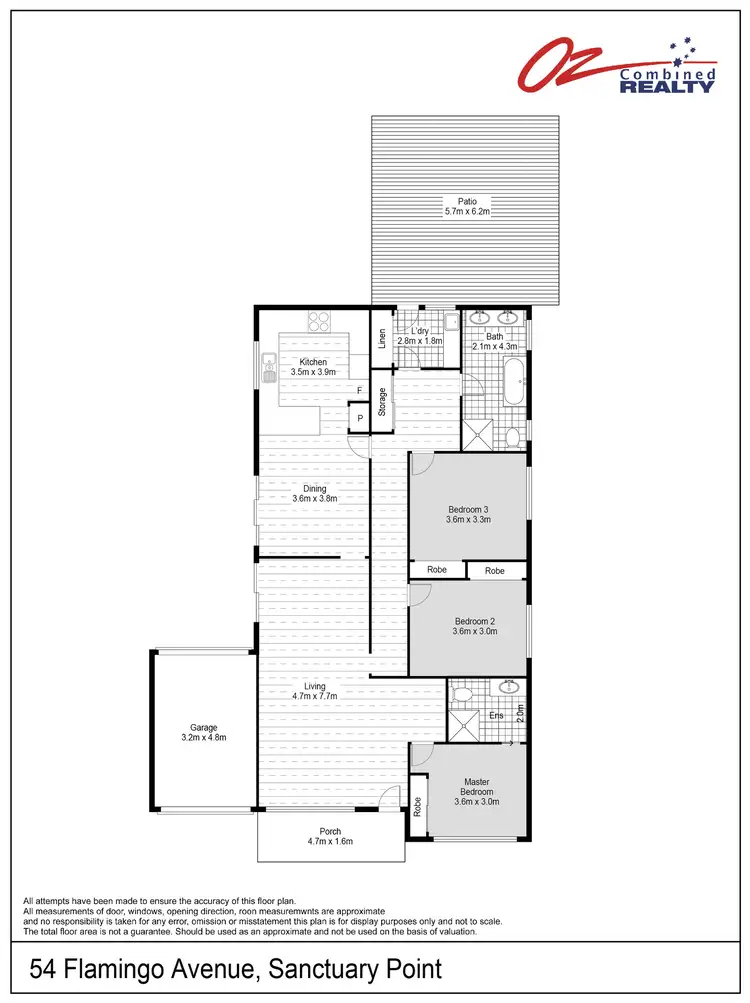 Floorplan of Homely house listing, 54 Flamingo Avenue, Sanctuary Point NSW 2540