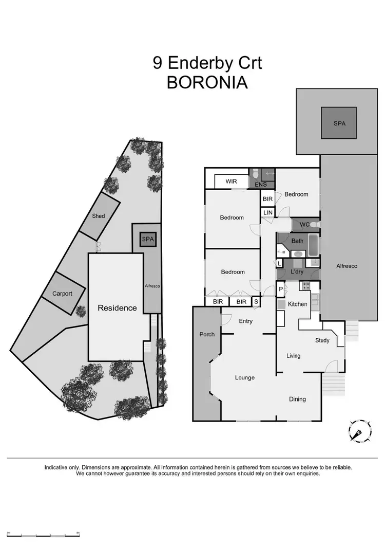 Floorplan of Homely house listing, 9 Enderby Court, Boronia VIC 3155