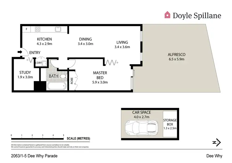 Floorplan of Homely apartment listing, 2063/5 Dee Why Parade, Dee Why NSW 2099