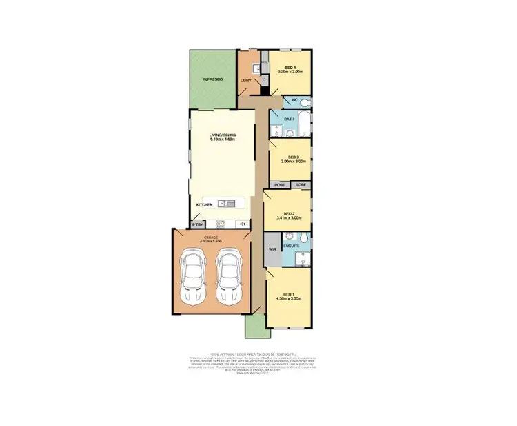 Floorplan of Homely house listing, 14 Chard Place, Sunbury VIC 3429