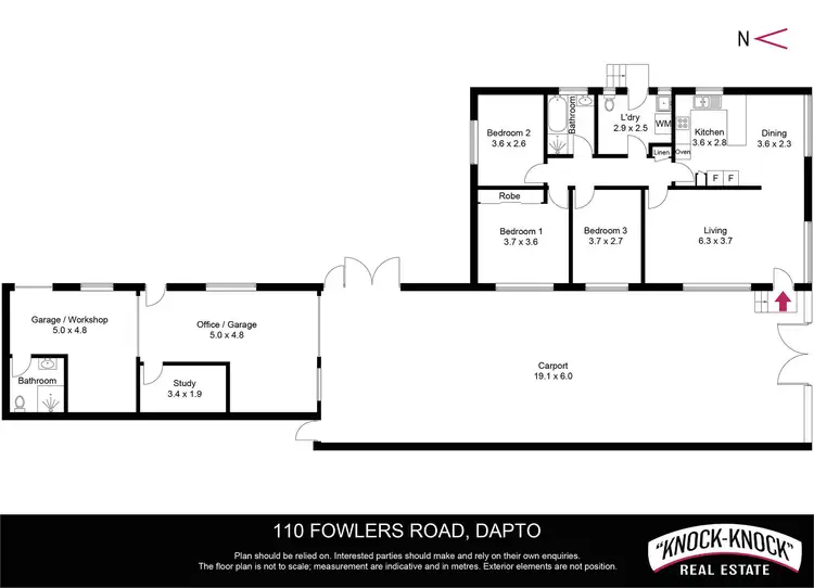 Floorplan of Homely house listing, 110 Fowlers Road, Dapto NSW 2530