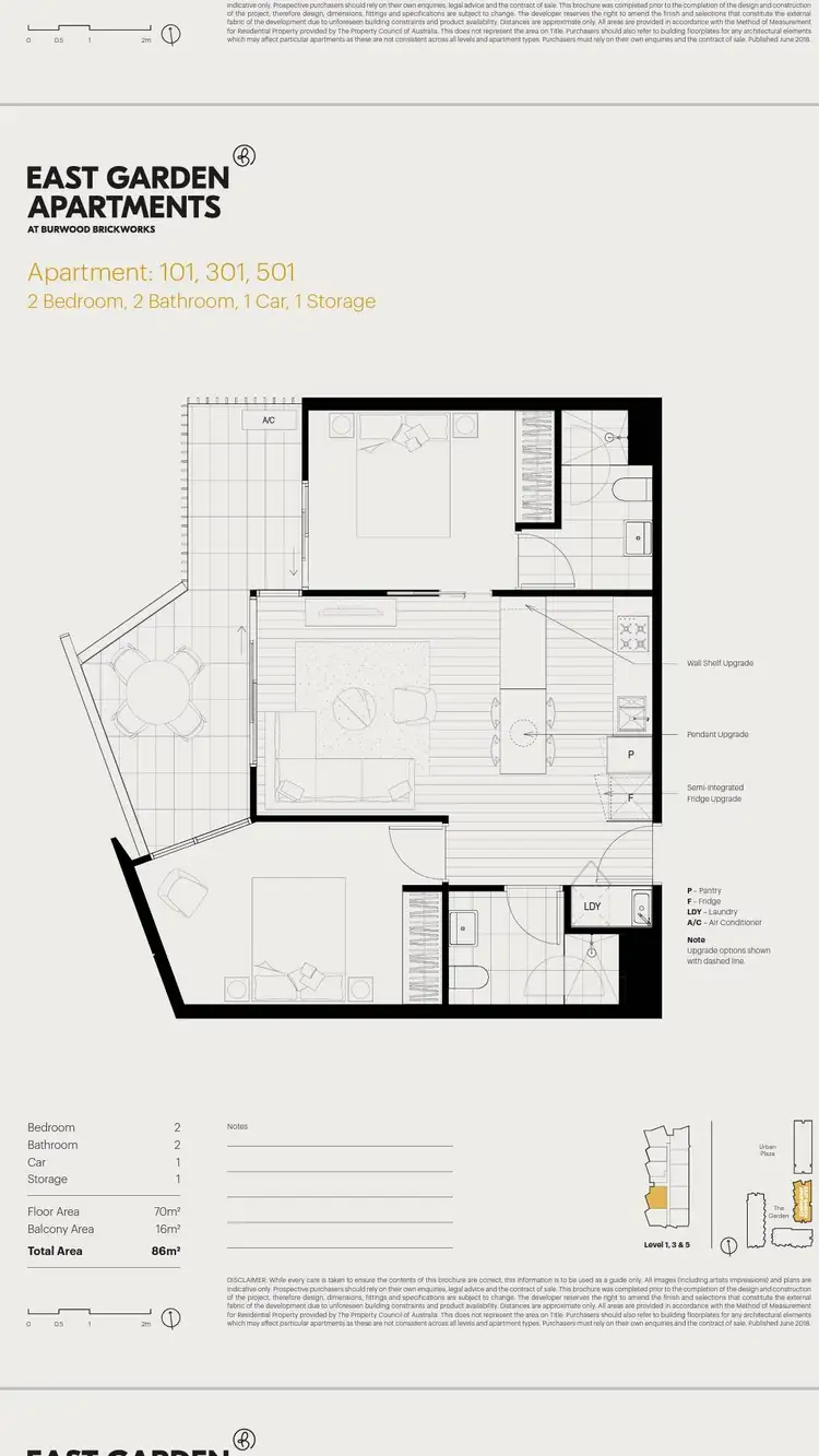 Floorplan of Homely apartment listing, 501/13 Foundation Boulevard, Burwood East VIC 3151