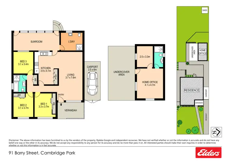 Floorplan of Homely house listing, 91 Barry Street, Cambridge Park NSW 2747