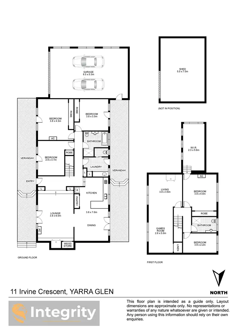 Floorplan of Homely house listing, 11 Irvine Crescent, Yarra Glen VIC 3775