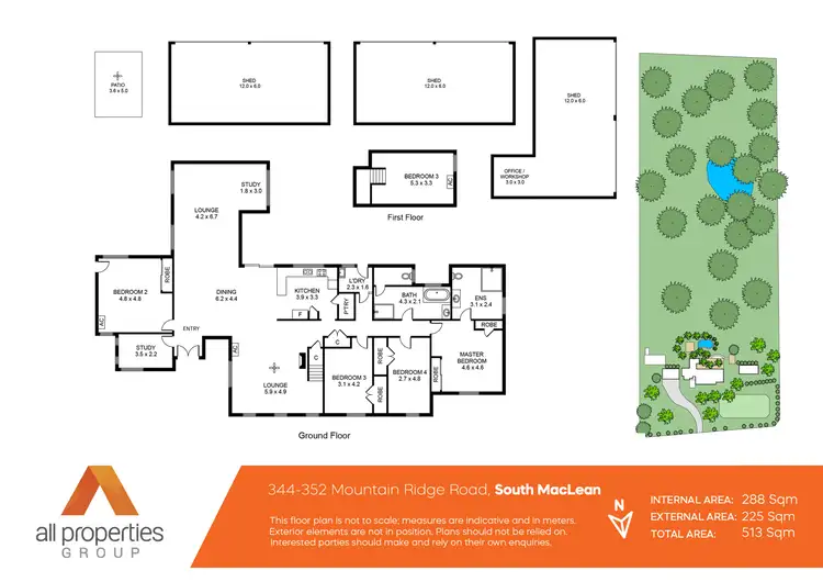 Floorplan of Homely house listing, 344-352 Mountain Ridge Road, South Maclean QLD 4280