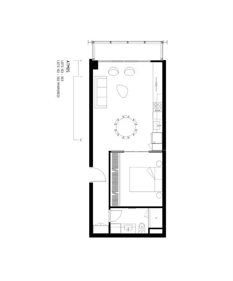 Floorplan of Homely apartment listing, 302/36 Hurtle Square, Adelaide SA 5000