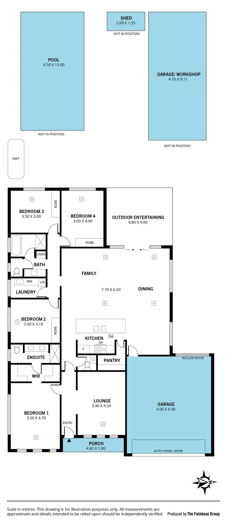 Floorplan of Homely house listing, 12 Eucla Avenue, Warradale SA 5046