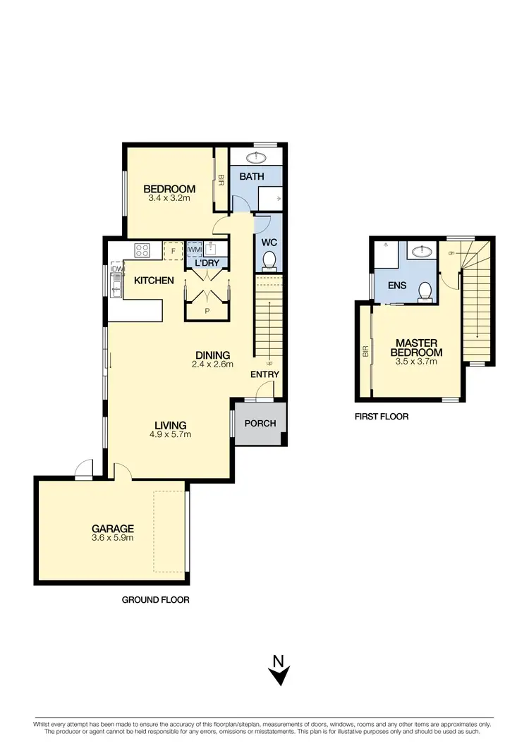 Floorplan of Homely townhouse listing, 5/42 Albert Road, Sydenham VIC 3037