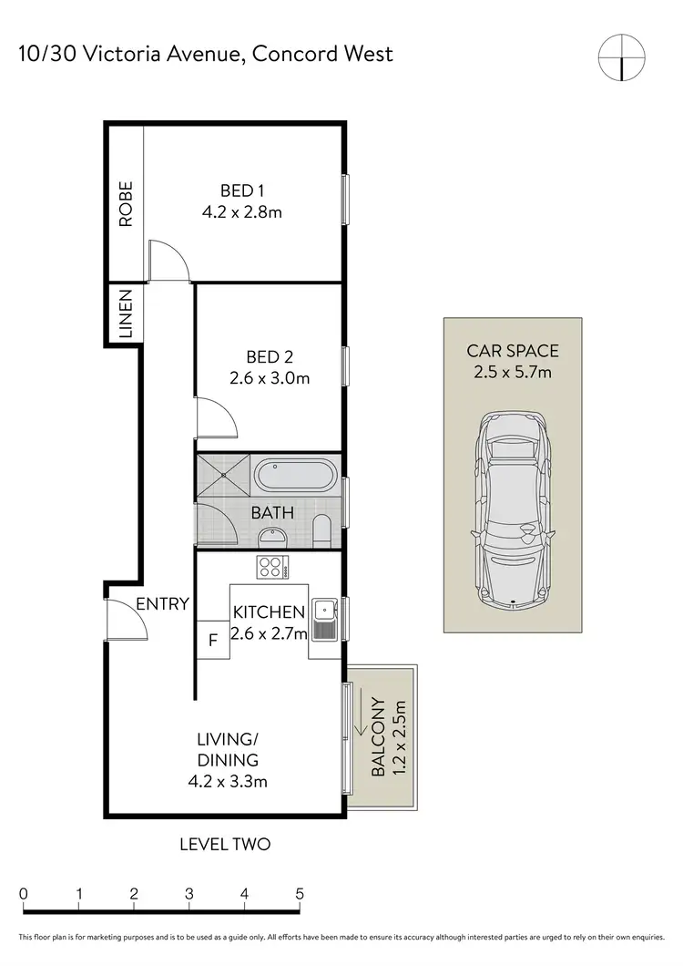 Floorplan of Homely apartment listing, 10/30 Victoria Avenue, Concord West NSW 2138