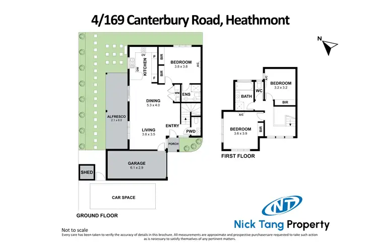Floorplan of Homely townhouse listing, 4/169 Canterbury Road, Heathmont VIC 3135