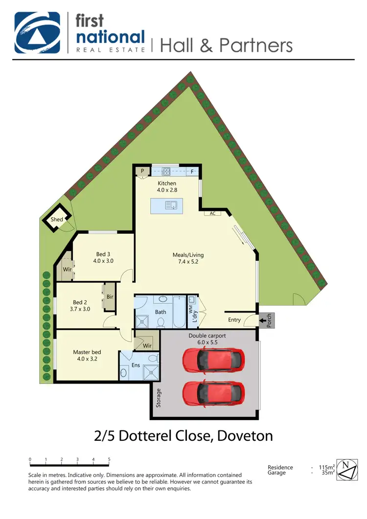 Floorplan of Homely unit listing, 2/5 Dotterel Close, Doveton VIC 3177