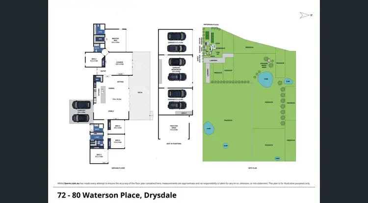 Floorplan of Homely house listing, 72-80 Waterson Place, Drysdale VIC 3222