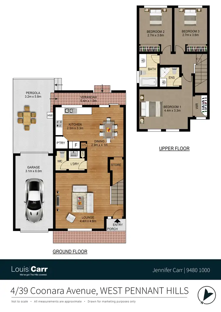 Floorplan of Homely townhouse listing, 4/39 Coonara Avenue, West Pennant Hills NSW 2125