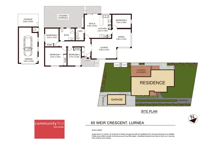 Floorplan of Homely house listing, 65 Weir Crescent, Lurnea NSW 2170