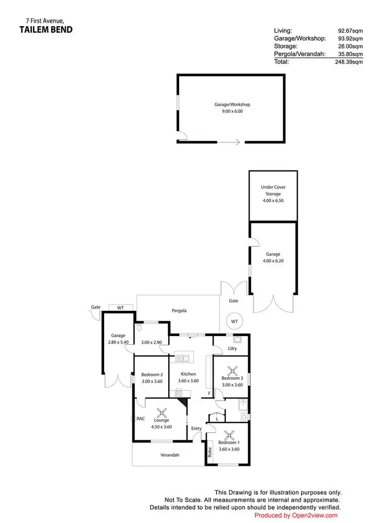 Floorplan of Homely house listing, 7 First Avenue, Tailem Bend SA 5260