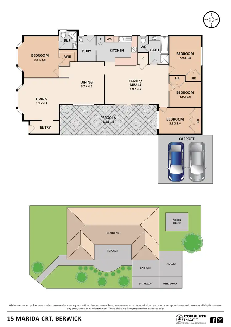 Floorplan of Homely house listing, 15 Marida Court, Berwick VIC 3806