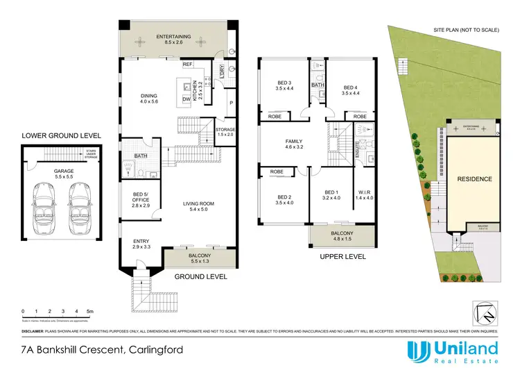 Floorplan of Homely semi-detached listing, 7A Bankshill Crescent, Carlingford NSW 2118
