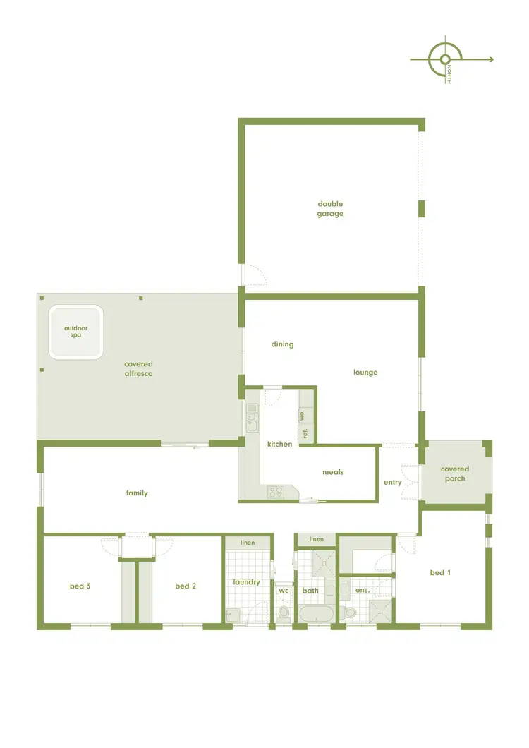 Floorplan of Homely house listing, 8 Crafer Place, Kambah ACT 2902