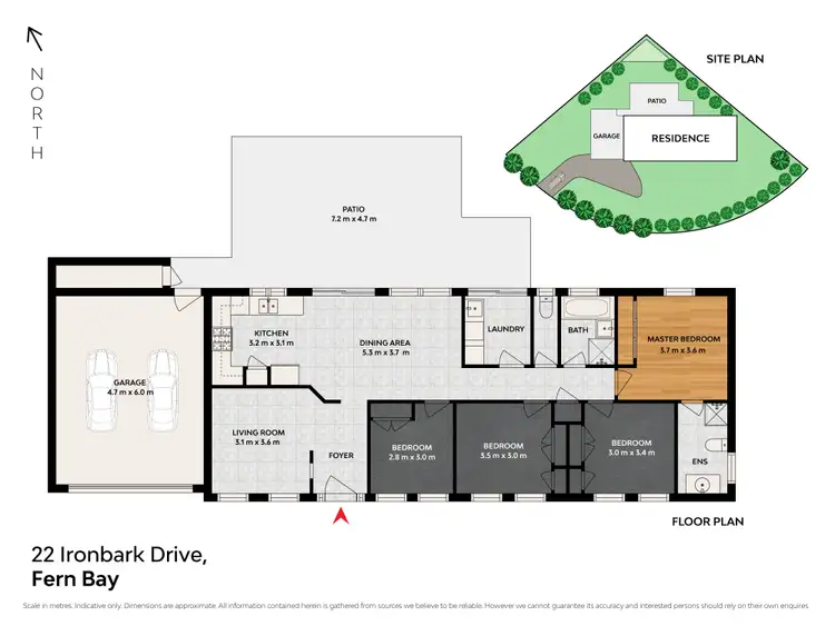 Floorplan of Homely house listing, 22 Ironbark Drive, Fern Bay NSW 2295