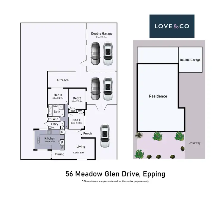 Floorplan of Homely house listing, 56 Meadow Glen Drive, Epping VIC 3076