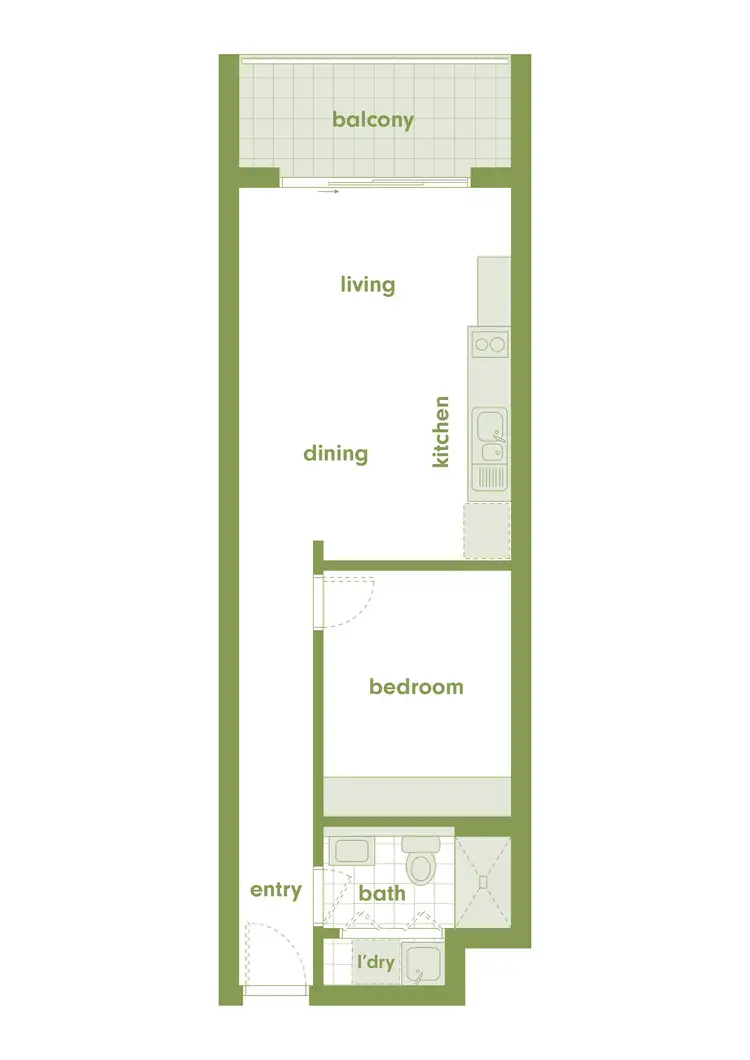 Floorplan of Homely apartment listing, 15/56 Cowlishaw Street, Greenway ACT 2900