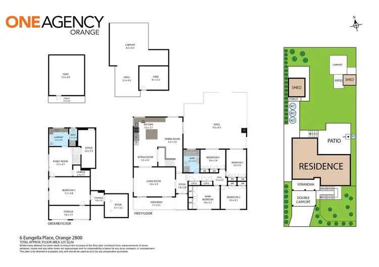 Floorplan of Homely house listing, 6 Eungella Place, Orange NSW 2800