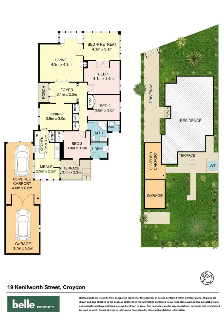 Floorplan of Homely house listing, 19 Kenilworth Street, Croydon NSW 2132