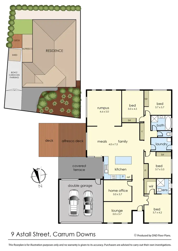 Floorplan of Homely house listing, 9 Astall Street, Carrum Downs VIC 3201