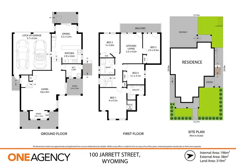 Floorplan of Homely house listing, 100 Jarrett Street, Wyoming NSW 2250