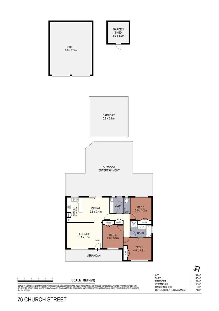 Floorplan of Homely house listing, 76 Church Street, Eaglehawk VIC 3556